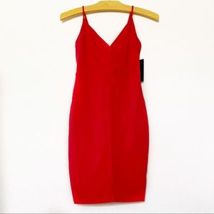LULU’s Red Bodycon Dress XS